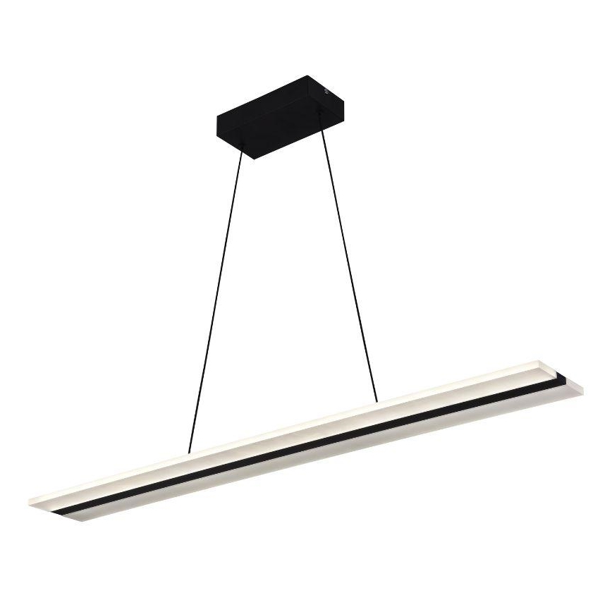 LED Dimbar taklampa LED/40W/230V 3000-6500K svart + fjärrkontroll