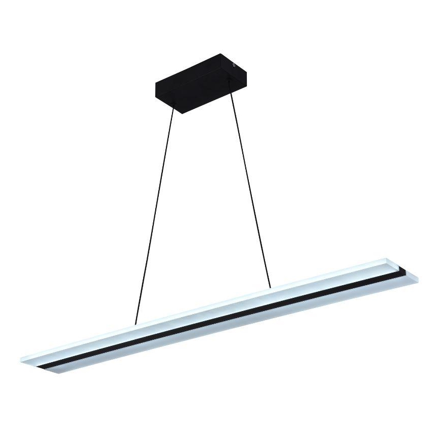 LED Dimbar taklampa LED/40W/230V 3000-6500K svart + fjärrkontroll