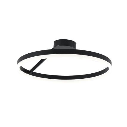 LED Dimbart Takmonterat Taklampa LED/40W/230V 3000-6500K svart + fjärrkontroll