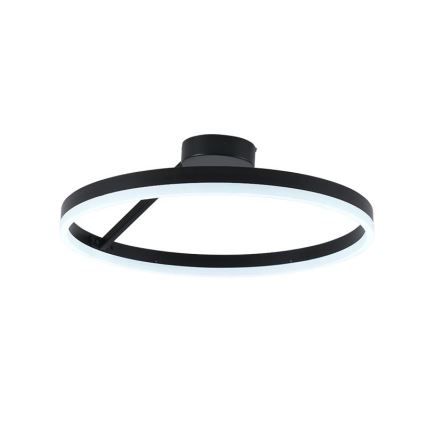 LED Dimbart Takmonterat Taklampa LED/40W/230V 3000-6500K svart + fjärrkontroll