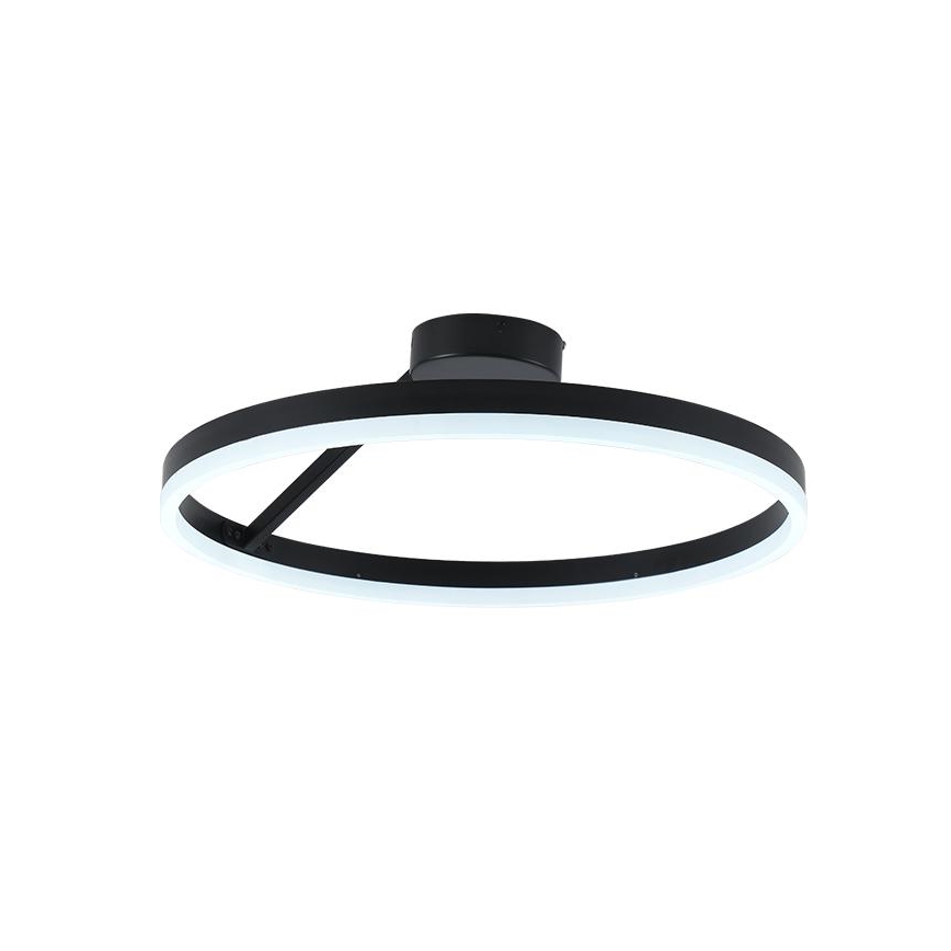 LED Dimbart Takmonterat Taklampa LED/40W/230V 3000-6500K svart + fjärrkontroll