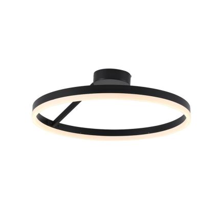 LED Dimbart Takmonterat Taklampa LED/40W/230V 3000-6500K svart + fjärrkontroll