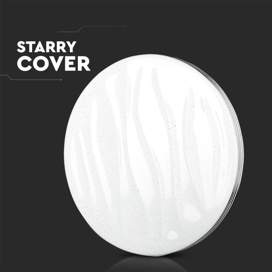 LED Dimbart takarmatur LED/40W/230V 3000K/4000K/6500K Ø 39,5 cm + fjärrkontroll