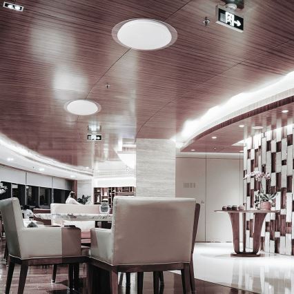 LED Dimbart takarmatur LED/40W/230V 3000K/4000K/6500K Ø 46,5 cm + fjärrkontroll