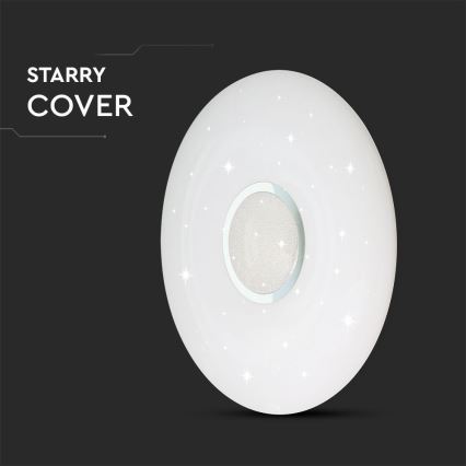 LED Dimbart taklampa LED/40W/230V 3000K/4000K/6500K Ø 49 cm + fjärrkontroll