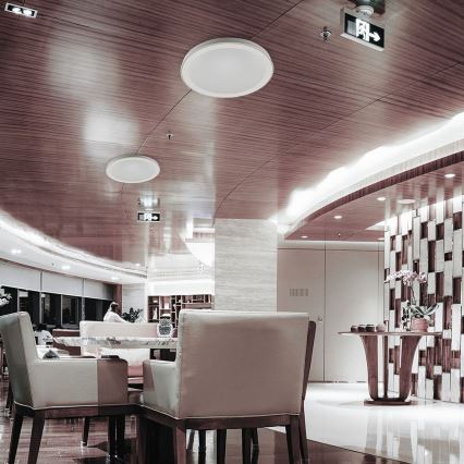 LED Dimbar taklampa LED/40W/230V 3000K/4000K/6500K Ø 51 cm + fjärrkontroll