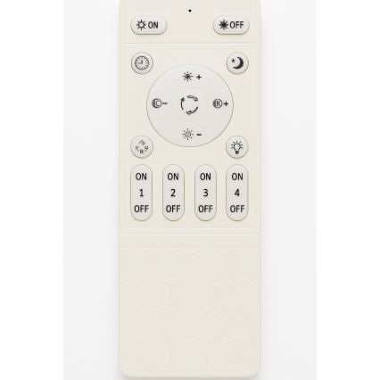 Dimbart LED‑takarmatur 45 W/230 V 3000–6500 K vit + fjärrkontroll