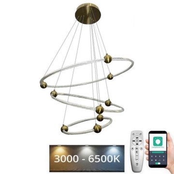 LED Dimbar taklampa LED/45W/230V 3000-6500K Ø 80 cm + fjärrkontroll