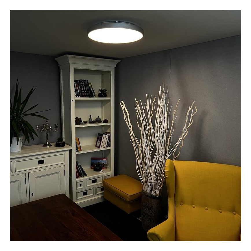 LED Dimbar taklampa LED/48W/230V 2700-6500K Wi-Fi Tuya + fjärrkontroll