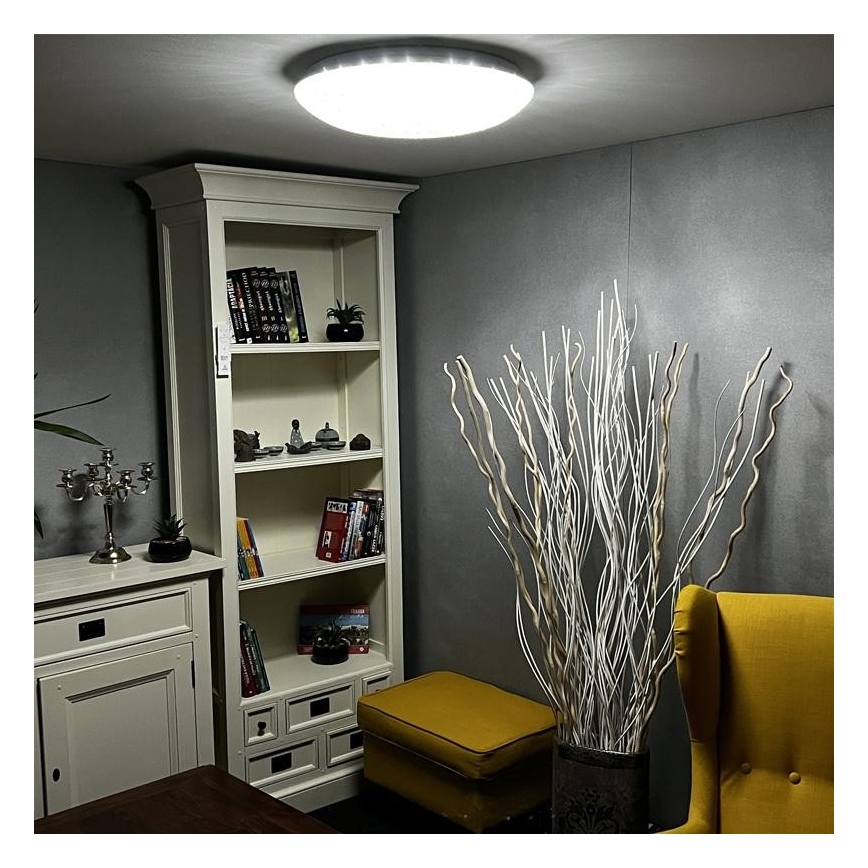 LED Dimbar taklampa LED/48W/230V 2700-6500K Wi-Fi Tuya + fjärrkontroll