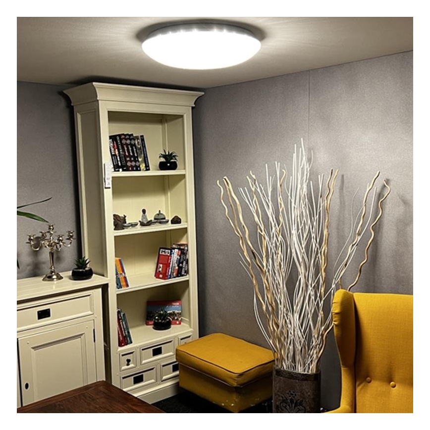 LED Dimbar taklampa LED/48W/230V 2700-6500K Wi-Fi Tuya + fjärrkontroll