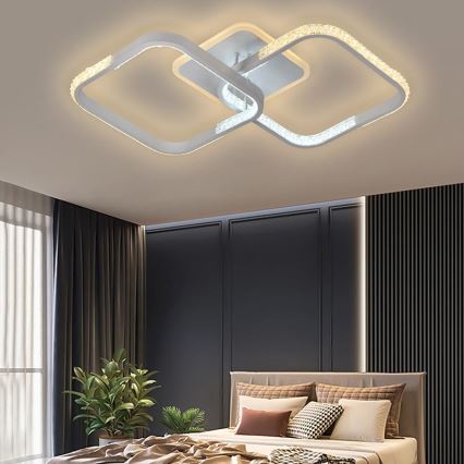 LED Dimbart takmonterat takarmatur LED/55W/230V 3000-6500K + fjärrkontroll