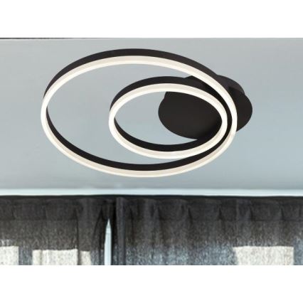 LED-dimbar taklampa LED/55W/230V 3000-6500K + fjärrkontroll