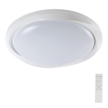 LED Dimbar taklampa LED/60W/230V 3000-6500K 49,2 cm vit + fjärrkontroll