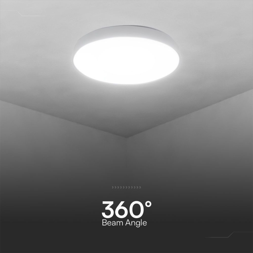 LED Dimbar taklampa LED/60W/230V 3000-6500K 49,5 cm vit + fjärrkontroll