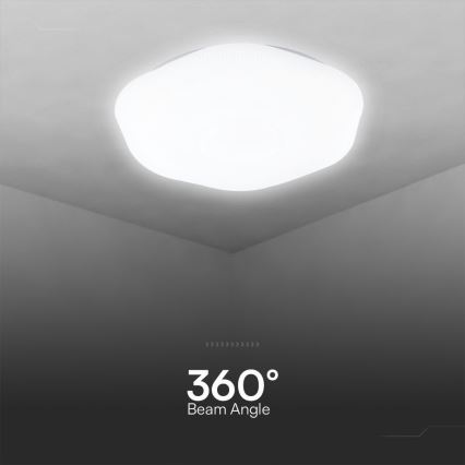 LED Dimbar taklampa LED/60W/230V 3000-6500K 50 cm vit + fjärrkontroll