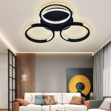 LED Dimbar takmonterad taklampa LED/60W/230V 3000-6500K + fjärrkontroll