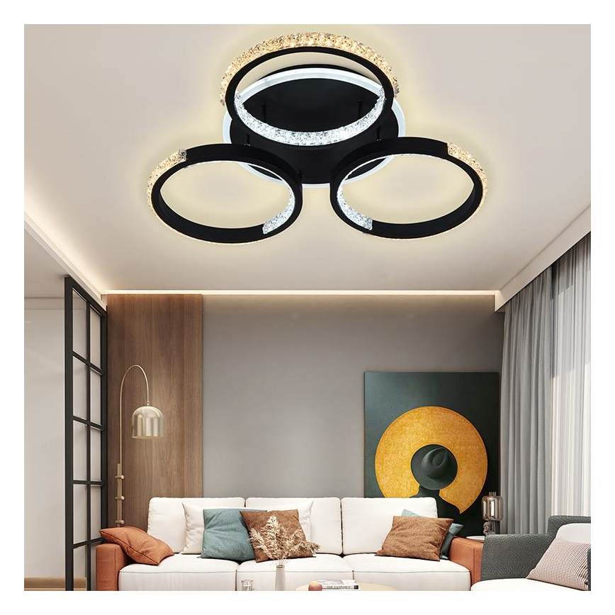 LED Dimbar takmonterad taklampa LED/60W/230V 3000-6500K + fjärrkontroll