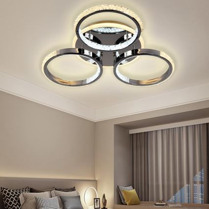 LED Dimbar taklampa LED/60W/230V 3000-6500K + fjärrkontroll