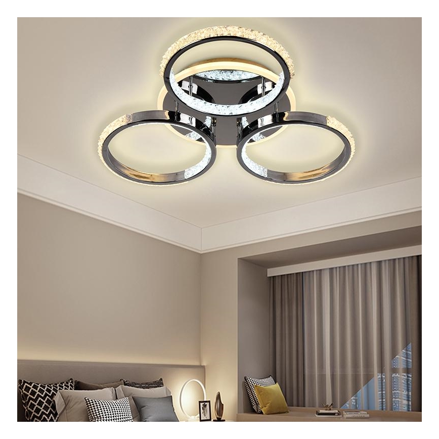 LED Dimbar taklampa LED/60W/230V 3000-6500K + fjärrkontroll