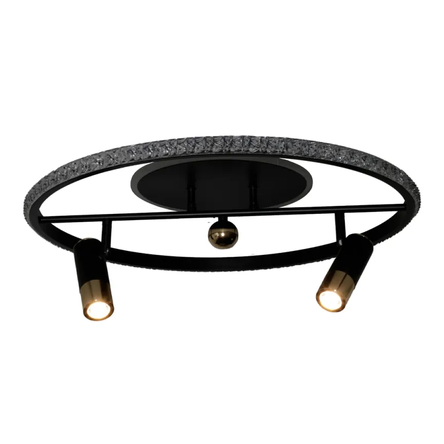LED Dimbar taklampa LED/60W/230V 3000-6500K svart + fjärrkontroll