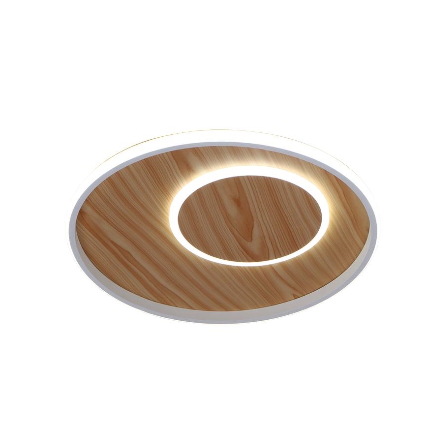 LED Dimbart takarmatur i tak 65W/230V 3000-6500K brun + fjärrkontroll