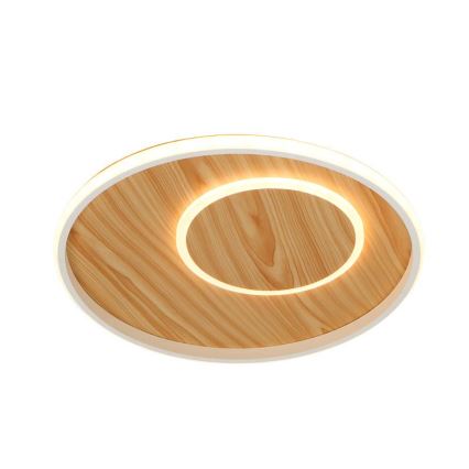 LED Dimbart takarmatur i tak 65W/230V 3000-6500K brun + fjärrkontroll