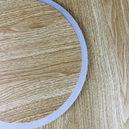 LED Dimbart takarmatur i tak 65W/230V 3000-6500K brun + fjärrkontroll