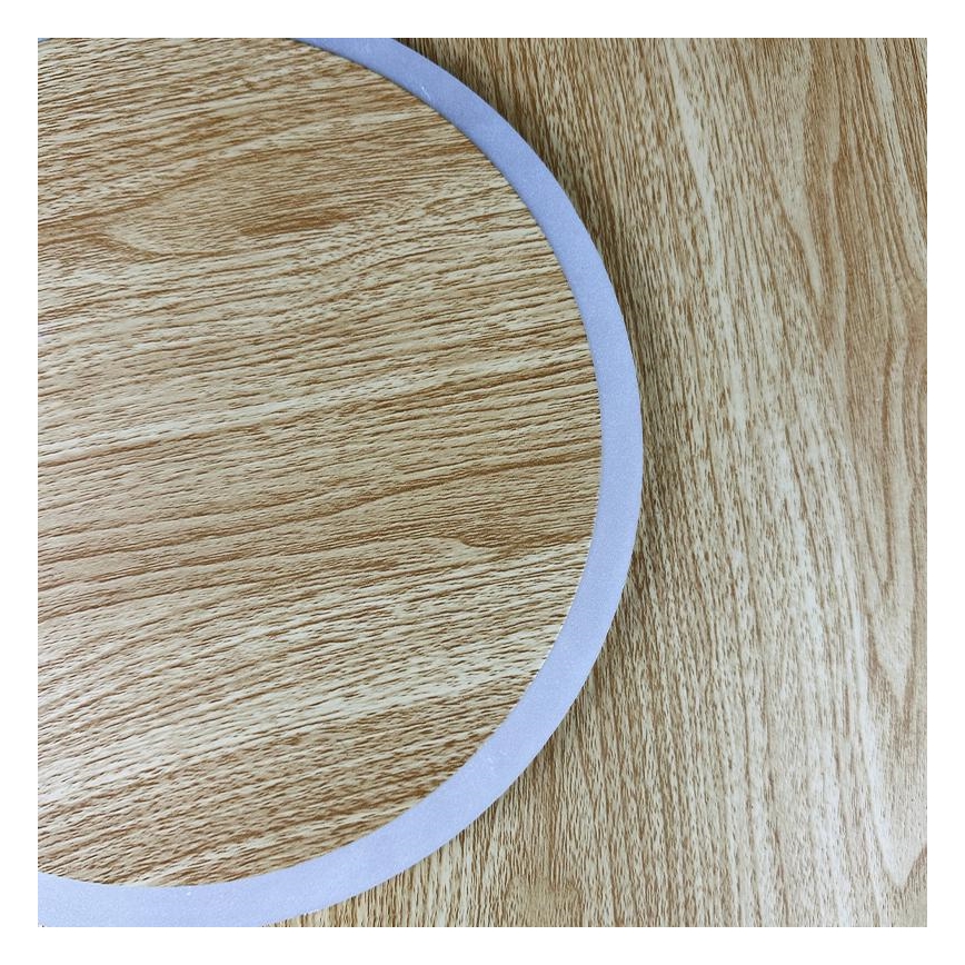 LED Dimbart takarmatur i tak 65W/230V 3000-6500K brun + fjärrkontroll