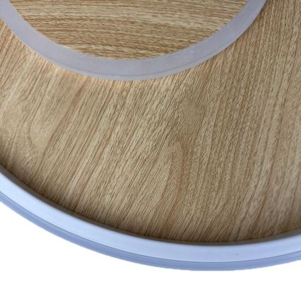 LED Dimbart takarmatur i tak 65W/230V 3000-6500K brun + fjärrkontroll