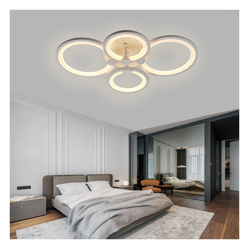 LED Dimbart takmonterat takarmatur LED/65W/230V 3000-6500K + fjärrkontroll