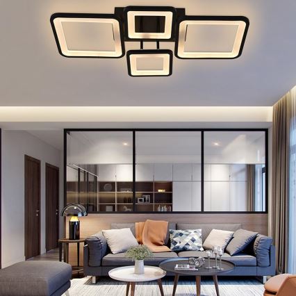 LED Dimbart takmonterat takarmatur LED/70W/230V 3000-6500K + fjärrkontroll