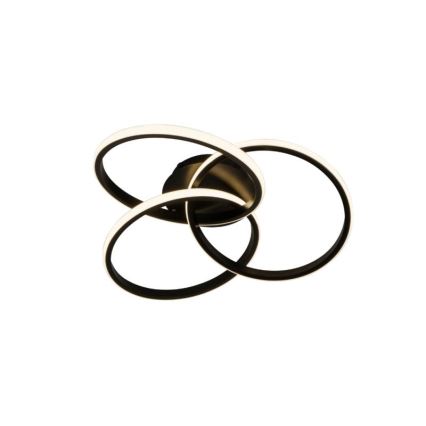 LED Dimbar taklampa LED/70W/230V 3000-6500K svart + fjärrkontroll