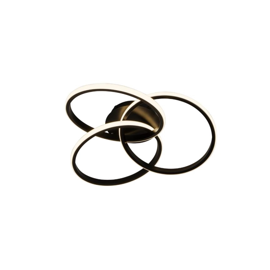 LED Dimbar taklampa LED/70W/230V 3000-6500K svart + fjärrkontroll