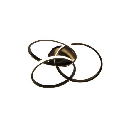 LED Dimbar taklampa LED/70W/230V 3000-6500K svart + fjärrkontroll