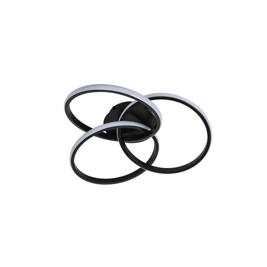 LED Dimbar taklampa LED/70W/230V 3000-6500K svart + fjärrkontroll