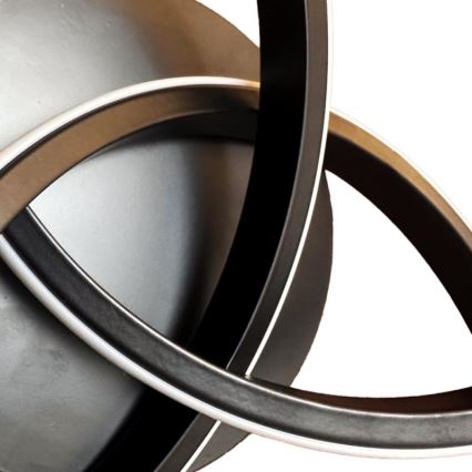 LED Dimbar taklampa LED/70W/230V 3000-6500K svart + fjärrkontroll