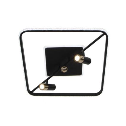 LED Dimbar taklampa LED/70W/230V 3000-6500K svart + fjärrkontroll