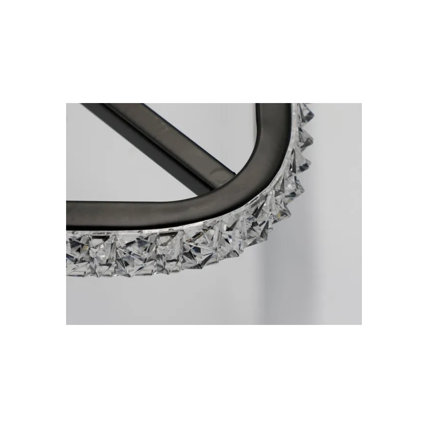 LED Dimbar taklampa LED/70W/230V 3000-6500K svart + fjärrkontroll