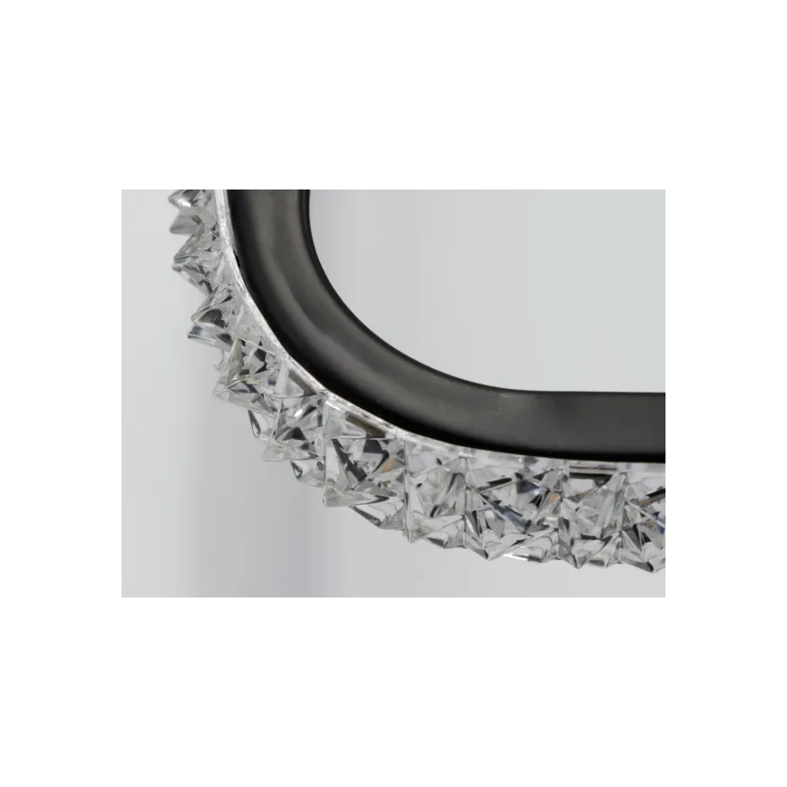 LED Dimbar taklampa LED/70W/230V 3000-6500K svart + fjärrkontroll