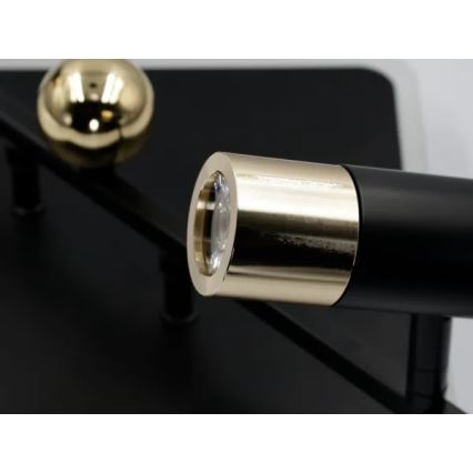 LED Dimbar taklampa LED/70W/230V 3000-6500K svart + fjärrkontroll