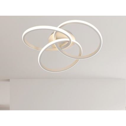 LED Dimbar taklampa LED/70W/230V 3000-6500K vit + fjärrkontroll