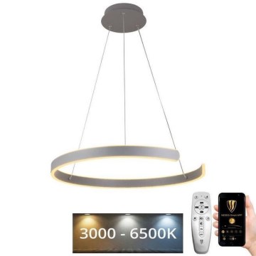 LED dimbar taklampa LED/70W/230V 3000-6500K Ø 60 cm + fjärrkontroll