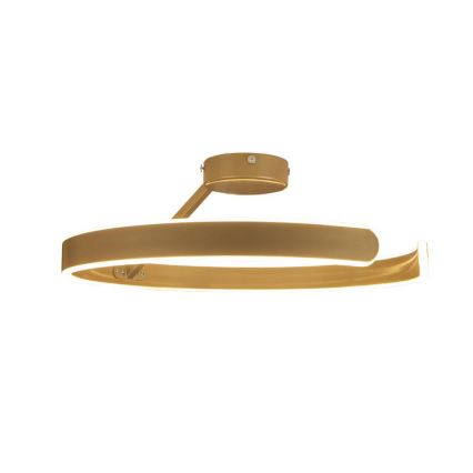 LED Dimbart takmonterat taklampa LED/72W/230V 3000-6500K guld + fjärrkontroll