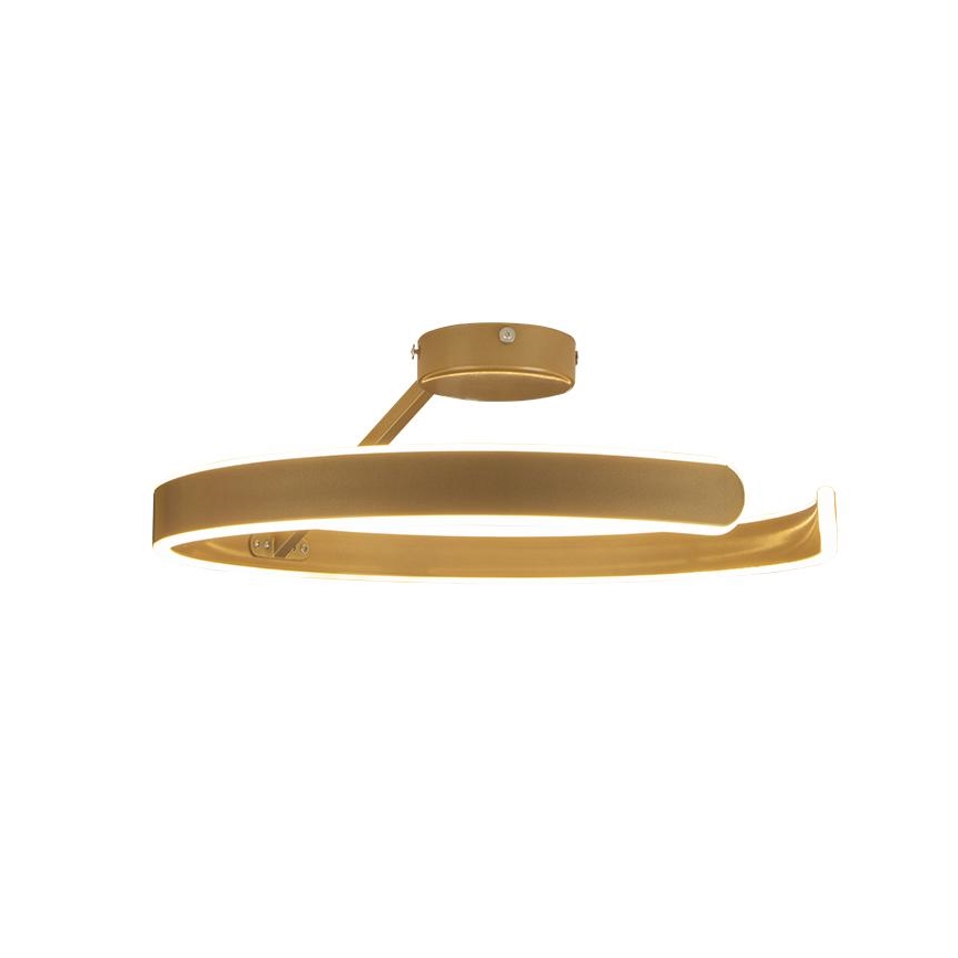 LED Dimbart takmonterat taklampa LED/72W/230V 3000-6500K guld + fjärrkontroll