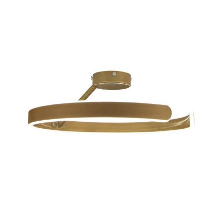 LED Dimbart takmonterat taklampa LED/72W/230V 3000-6500K guld + fjärrkontroll