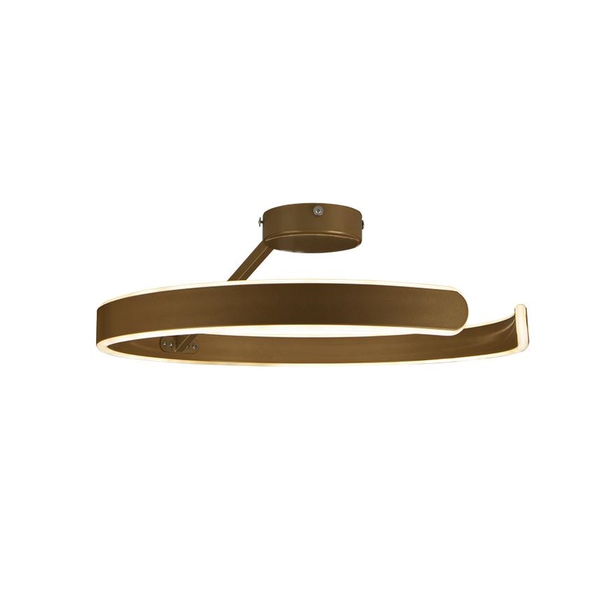 LED Dimbart takmonterat taklampa LED/72W/230V 3000-6500K guld + fjärrkontroll