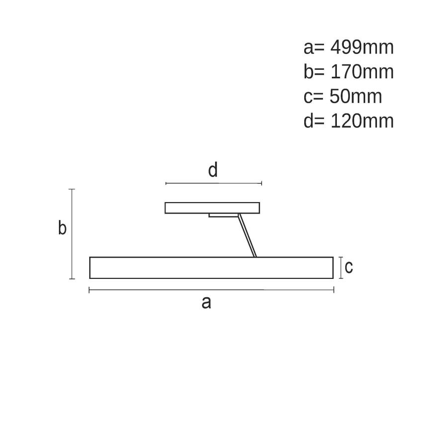 LED Dimbart takmonterat taklampa LED/72W/230V 3000-6500K matt krom + fjärrkontroll