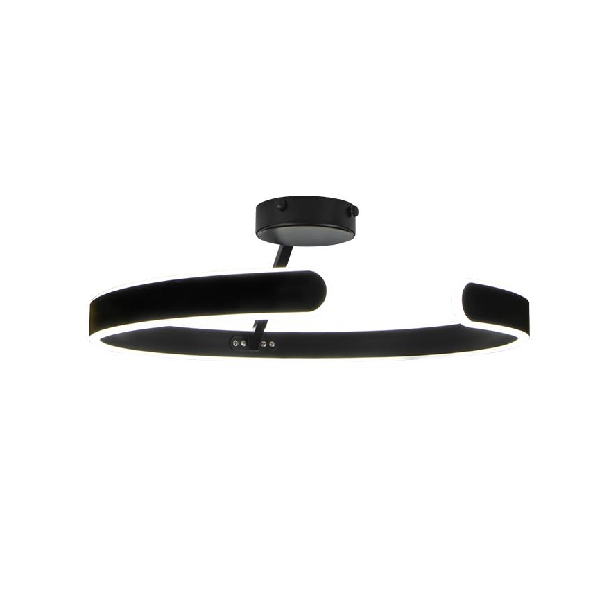 LED Dimbart takmonterat taklampa LED/72W/230V 3000-6500K svart + fjärrkontroll