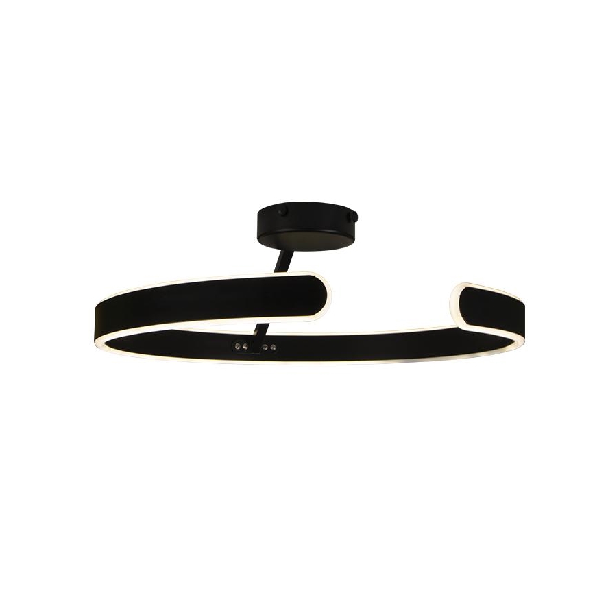 LED Dimbart takmonterat taklampa LED/72W/230V 3000-6500K svart + fjärrkontroll